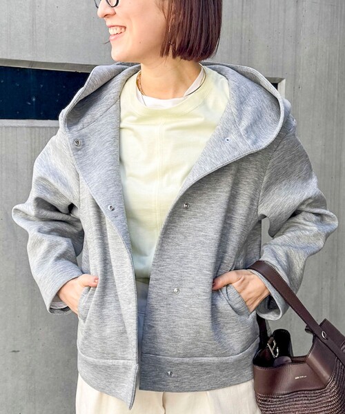 NOLLEY’S（ノーリーズ）の「ウォッシャブル綿ナイロンシアーロンＴ（Tシャツ/カットソー・レディース・ブラック/ホワイト/イエロー・FREE）」の15枚目の写真