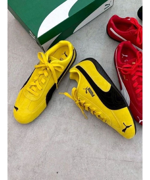 PUMA(プーマ)の「【PUMA】SPEEDCAT OG(スニーカー・レディース・ブラック/レッド/イエロー・LARGE/MEDIUM)」の2枚目の写真