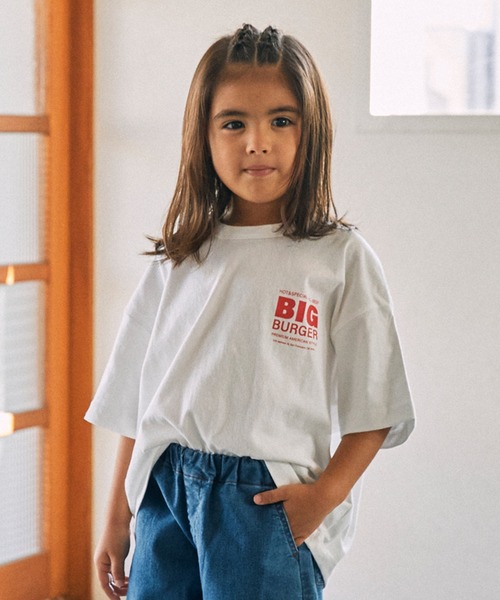 GENERATOR(ジェネレーター)の「ジェネレーター BIG BURGER Tシャツ(Tシャツ/カットソー・キッズ・ホワイト/ピンク/ブラック・M/L/XL)」の4枚目の写真