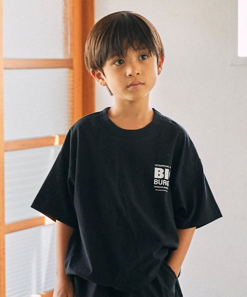 GENERATOR(ジェネレーター)の「ジェネレーター BIG BURGER Tシャツ(Tシャツ/カットソー・キッズ・ホワイト/ピンク/ブラック・M/L/XL)」の7枚目の写真