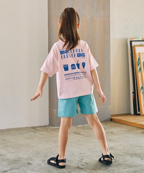 GENERATOR(ジェネレーター)の「ジェネレーター BIG BURGER Tシャツ(Tシャツ/カットソー・キッズ・ホワイト/ピンク/ブラック・M/L/XL)」の11枚目の写真