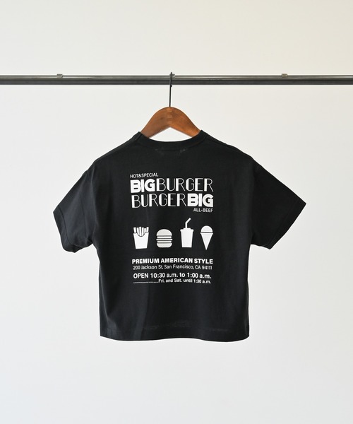 GENERATOR(ジェネレーター)の「ジェネレーター BIG BURGER Tシャツ(Tシャツ/カットソー・キッズ・ホワイト/ピンク/ブラック・M/L/XL)」の19枚目の写真