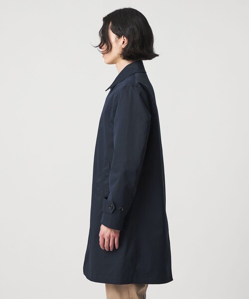 A DAY IN THE LIFE UNITED ARROWS(アデイインザライフユナイテッドアローズ)の「ツイル ステンカラーコート-撥水・防風-<A DAY IN THE LIFE>(ステンカラーコート・メンズ・ベージュ/ネイビー・M/S/L)」の7枚目の写真