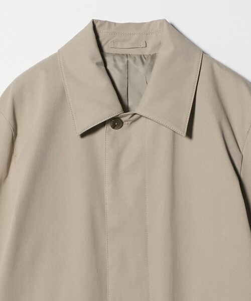 A DAY IN THE LIFE UNITED ARROWS(アデイインザライフユナイテッドアローズ)の「ツイル ステンカラーコート-撥水・防風-<A DAY IN THE LIFE>(ステンカラーコート・メンズ・ベージュ/ネイビー・M/S/L)」の10枚目の写真