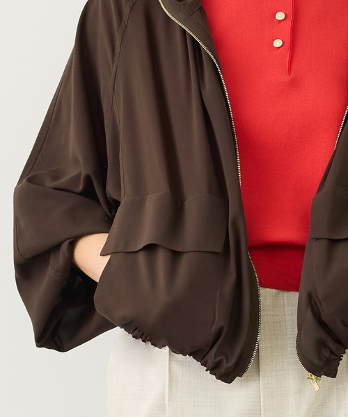 ROPE'(ロペ)の「【DEWEIGHT'(デューエイト)】シアーマウンテンパーカー/イージーケア(マウンテンパーカー・レディース・オフホワイト/ダークブラウン・FREE)」の17枚目の写真