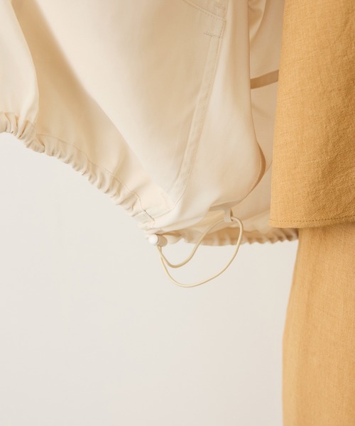 ROPE'(ロペ)の「【DEWEIGHT'(デューエイト)】シアーマウンテンパーカー/イージーケア(マウンテンパーカー・レディース・オフホワイト/ダークブラウン・FREE)」の7枚目の写真