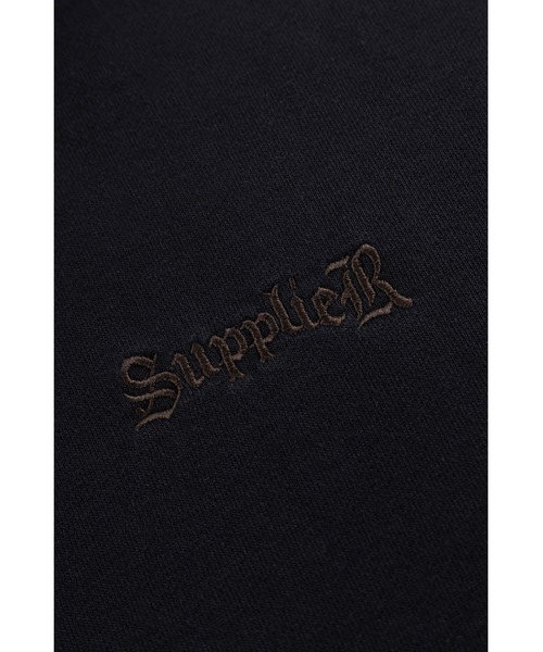 SUPPLIER(サプライヤー)の「ジップフーディ|Fire Tribal Leather Patch Zip Hoodie|SUPPLIER(パーカー・メンズ・グレー/ブラック・LARGE/X-LARGE/SMALL/MEDIUM/XX-LARGE)」の13枚目の写真
