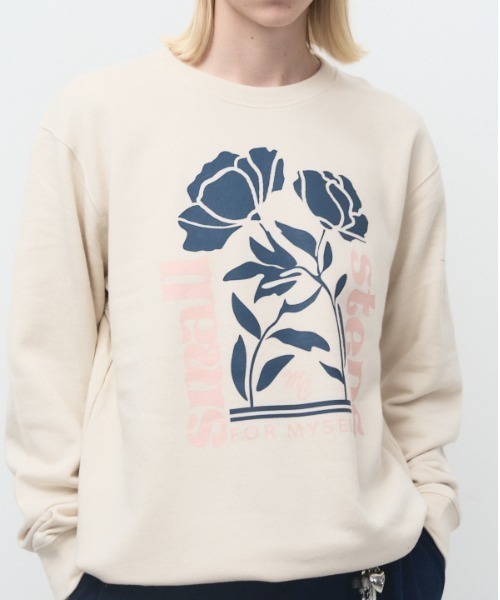 Muel Chic（ミュエルシック）の「Step sweat CS　ステップスウェットカットソー（スウェット・レディース・ベージュ/ネイビー/杢グレー/ブラック・FREE）」の18枚目の写真