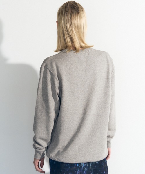 Muel Chic（ミュエルシック）の「Step sweat CS　ステップスウェットカットソー（スウェット・レディース・ベージュ/ネイビー/杢グレー/ブラック・FREE）」の20枚目の写真