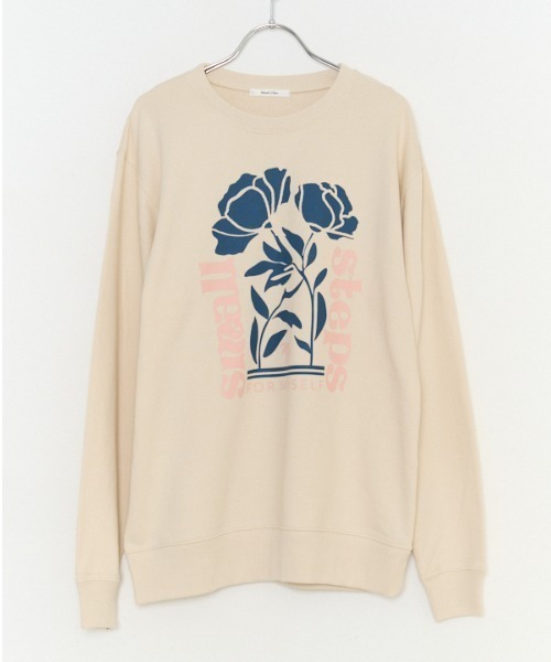 Muel Chic（ミュエルシック）の「Step sweat CS　ステップスウェットカットソー（スウェット・レディース・ベージュ/ネイビー/杢グレー/ブラック・FREE）」の8枚目の写真