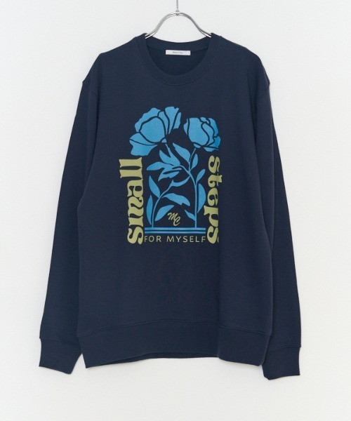 Muel Chic（ミュエルシック）の「Step sweat CS　ステップスウェットカットソー（スウェット・レディース・ベージュ/ネイビー/杢グレー/ブラック・FREE）」の7枚目の写真