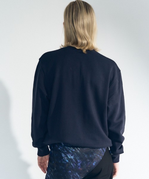 Muel Chic（ミュエルシック）の「Step sweat CS　ステップスウェットカットソー（スウェット・レディース・ベージュ/ネイビー/杢グレー/ブラック・FREE）」の5枚目の写真