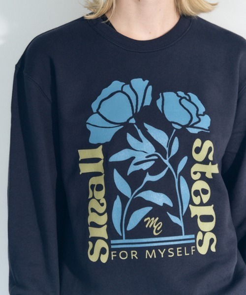 Muel Chic（ミュエルシック）の「Step sweat CS　ステップスウェットカットソー（スウェット・レディース・ベージュ/ネイビー/杢グレー/ブラック・FREE）」の13枚目の写真