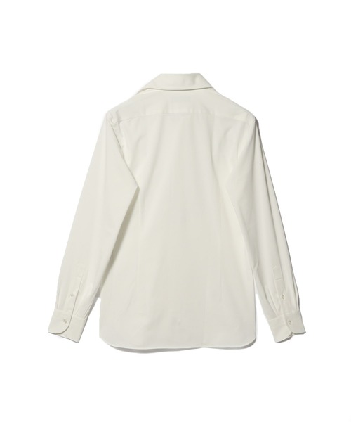 ESTNATION(エストネーション)の「ESTNATION / ジャージー ワイドスプレッドカラーシャツ(シャツ/ブラウス・メンズ・ホワイト・MEDIUM/LARGE/X-LARGE/XX-LARGE)」の2枚目の写真