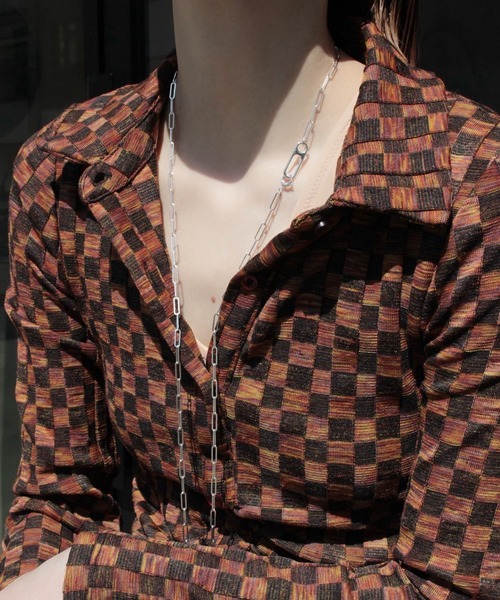 クリップ フレーム ネックレス / Clip frame necklace（ネックレス 