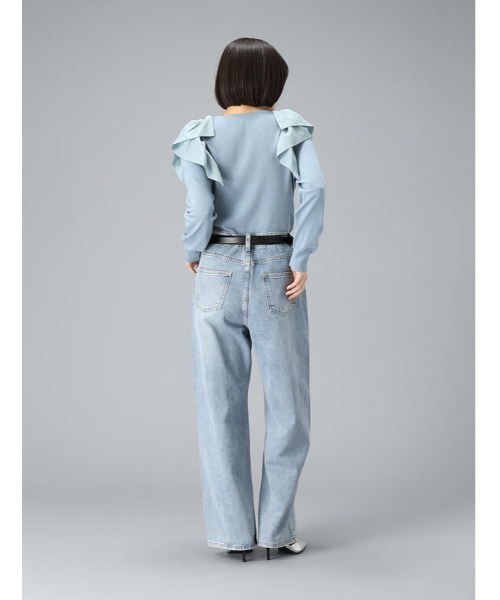 fifth(フィフス)の「ライトカラーストレートデニム(デニムパンツ・レディース・ライトブルー・M)」の9枚目の写真