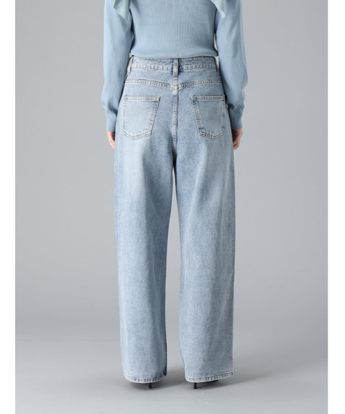 fifth(フィフス)の「ライトカラーストレートデニム(デニムパンツ・レディース・ライトブルー・M)」の16枚目の写真
