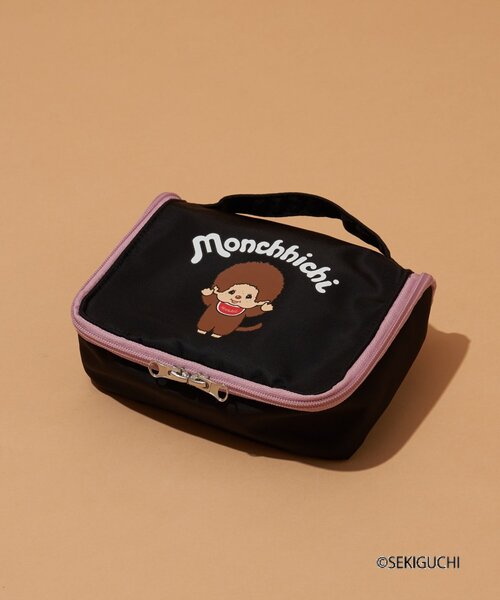 CIAOPANIC TYPY(チャオパニックティピー)の「:【モンチッチ】トラベルポーチ(ポーチ・レディース・ブラック/ピンク・ONE SIZE)」の16枚目の写真