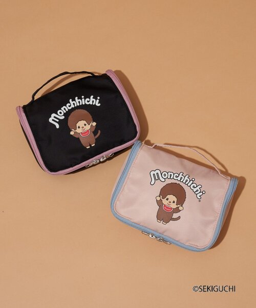 CIAOPANIC TYPY(チャオパニックティピー)の「:【モンチッチ】トラベルポーチ(ポーチ・レディース・ブラック/ピンク・ONE SIZE)」の18枚目の写真