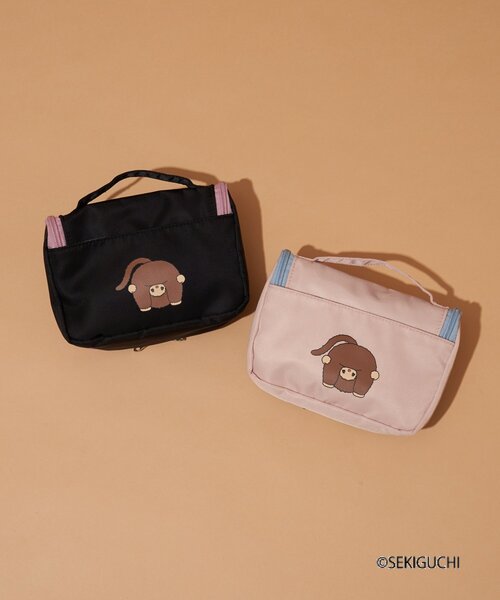 CIAOPANIC TYPY(チャオパニックティピー)の「:【モンチッチ】トラベルポーチ(ポーチ・レディース・ブラック/ピンク・ONE SIZE)」の19枚目の写真