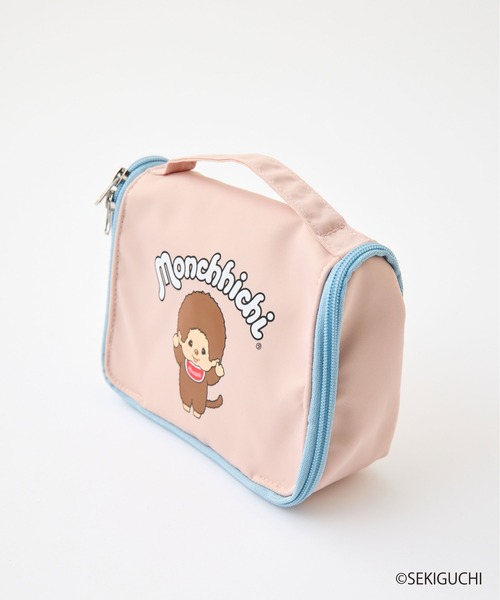 CIAOPANIC TYPY(チャオパニックティピー)の「:【モンチッチ】トラベルポーチ(ポーチ・レディース・ブラック/ピンク・ONE SIZE)」の8枚目の写真