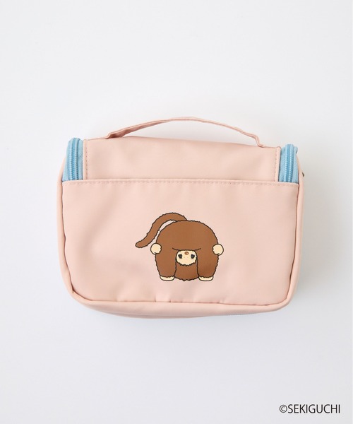 CIAOPANIC TYPY(チャオパニックティピー)の「:【モンチッチ】トラベルポーチ(ポーチ・レディース・ブラック/ピンク・ONE SIZE)」の10枚目の写真