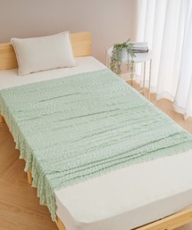 iellio（イエリオ）の「ひんやり冷感くしゅくしゅケット ブランケット   ハーフ（ブランケット）」