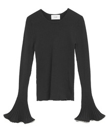 CLANE | CLANE/クラネ/FRILL SLEEVE KNIT TOPS(ニット/セーター)