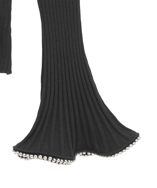 CLANE（クラネ）の「CLANE/クラネ/FRILL SLEEVE KNIT TOPS（ニット/セーター・レディース・ホワイト/その他18/ブラック・1）」の12枚目の写真