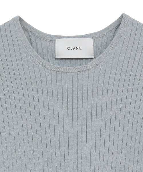 CLANE（クラネ）の「CLANE/クラネ/FRILL SLEEVE KNIT TOPS（ニット/セーター・レディース・ホワイト/その他18/ブラック・1）」の17枚目の写真