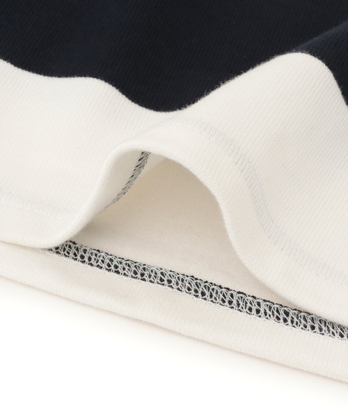 PHEENY(フィーニー)の「【PHEENY(フィーニー)】別注 Heavy weight border tucked sleeve(Tシャツ/カットソー・レディース・ネイビー/ボルドー・FREE)」の18枚目の写真