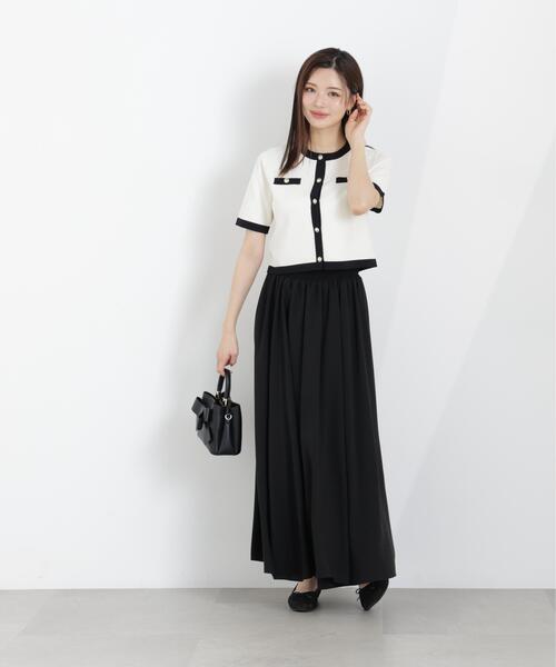 PROPORTION BODY DRESSING（プロポーションボディドレッシング）の「ゴムシャーリングギャザースカート / 1216120301（スカート・レディース・ブルー/ブラック/ピンク・MEDIUM/P/S）」の9枚目の写真