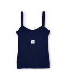 BORN SLIPPY（ボーンスリッピー）の「Born Slippy Ribbed Knit Sleeveless (Navy)（Tシャツ/カットソー）」