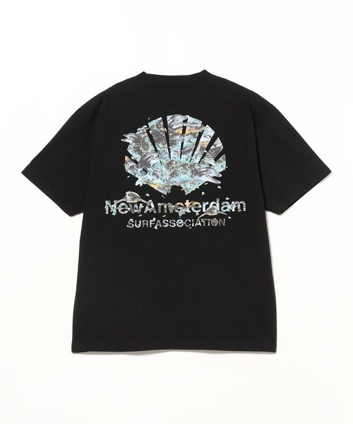 BEAMS T（ビームスティー）の「New Amsterdam Surf Association / DOLPHIN TEE（Tシャツ/カットソー・メンズ・ブラック・XL/L/M）」の4枚目の写真