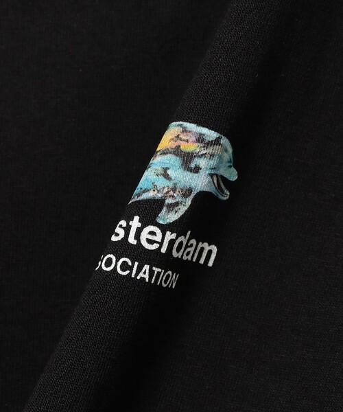 BEAMS T（ビームスティー）の「New Amsterdam Surf Association / DOLPHIN TEE（Tシャツ/カットソー・メンズ・ブラック・XL/L/M）」の5枚目の写真