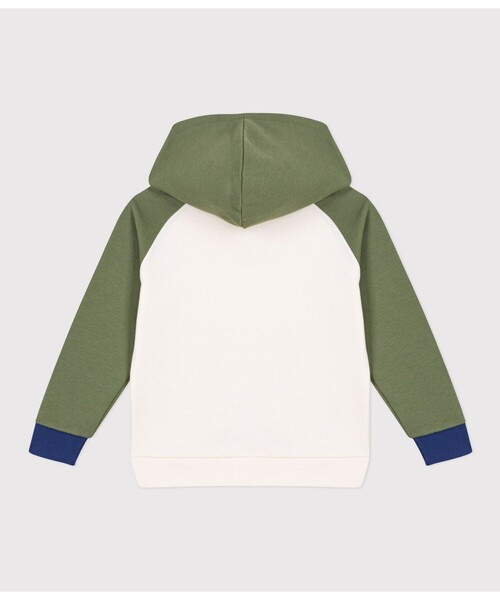 PETIT BATEAU(プチバトー)の「スウェットフーディー(パーカー・キッズ・ホワイト系その他・10YEAR/8YEAR/6YEAR)」の5枚目の写真