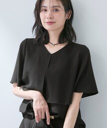 INDIVI（インディヴィ）の「【着る日傘】シフォンドッキングブラウス（シャツ/ブラウス）」