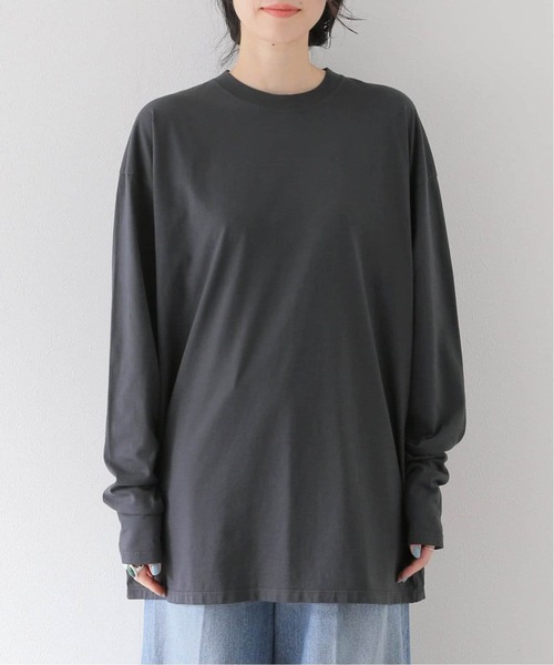 Spick & Span(スピックアンドスパン)の「《追加3》ナチュラルダイLONG Tシャツ(Tシャツ/カットソー・レディース・チャコールグレー/ホワイト・FREE)」の22枚目の写真