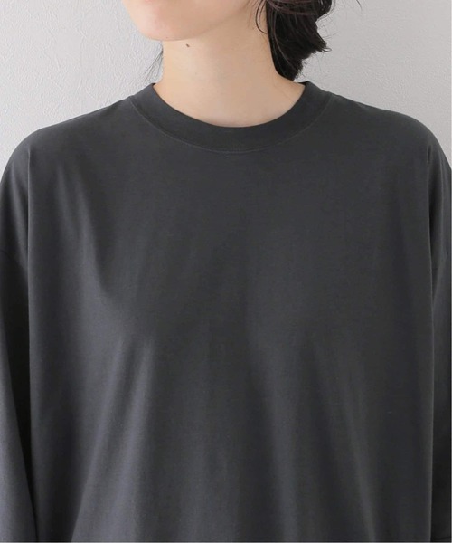 Spick & Span(スピックアンドスパン)の「《追加3》ナチュラルダイLONG Tシャツ(Tシャツ/カットソー・レディース・チャコールグレー/ホワイト・FREE)」の9枚目の写真