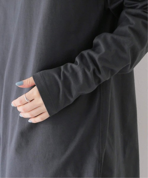 Spick & Span(スピックアンドスパン)の「《追加3》ナチュラルダイLONG Tシャツ(Tシャツ/カットソー・レディース・チャコールグレー/ホワイト・FREE)」の12枚目の写真