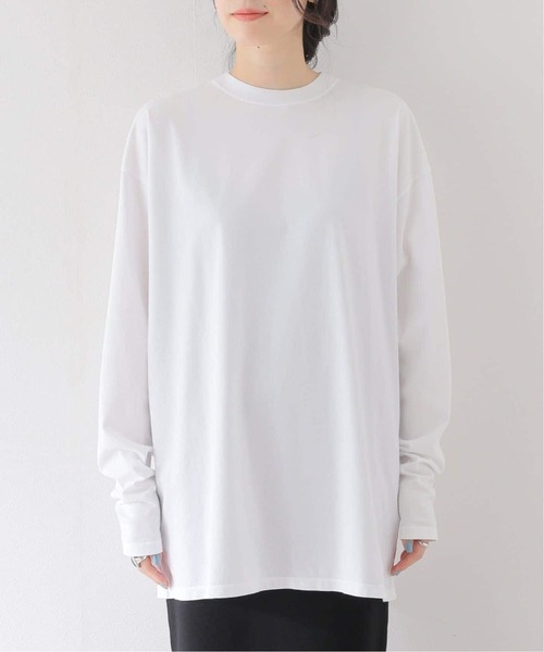 Spick & Span(スピックアンドスパン)の「《追加3》ナチュラルダイLONG Tシャツ(Tシャツ/カットソー・レディース・チャコールグレー/ホワイト・FREE)」の17枚目の写真