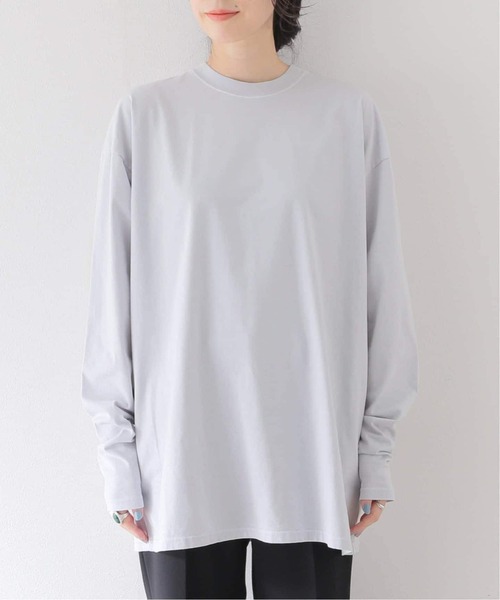 Spick & Span(スピックアンドスパン)の「《追加3》ナチュラルダイLONG Tシャツ(Tシャツ/カットソー・レディース・チャコールグレー/ホワイト・FREE)」の19枚目の写真