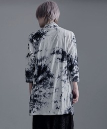 Bernings Sho（バーニングショー）の「『Bernings Sho/バーニングショー』ムラ染め天竺ドレープ7分袖カーディガン（カーディガン/ボレロ）」