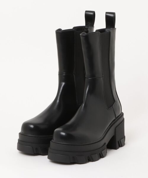 EMODA SIDE GORE TANK BOOTS ブラック セール】SIDE GORE TANK BOOTS（ブーツ）｜EMODA（エモダ）の