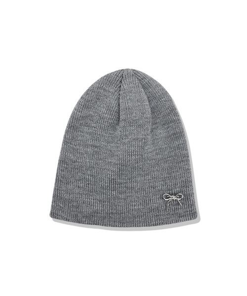 Silver Ribbon Beanie [Gray]（ニットキャップ/ビーニー）｜ROSEFRANTZ