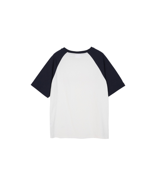 CACTUSDONUTMARKET(カクタスドーナツマーケット)の「Logo Star Raglan T-Shirt - Navy(Tシャツ/カットソー・レディース・その他・MEDIUM/LARGE)」の2枚目の写真