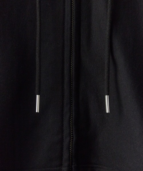 Calvin Klein（カルバン・クライン）の「Calvin Klein/カルバンクライン パーカー - ロングスリーブテリーモノグラムパーカー JUNG KOOK / ジョングク着用商品 フルジップパーカー シンプル 2026年春夏（パーカー・メンズ・ブラック/グレー・M/L/XL）」の8枚目の写真