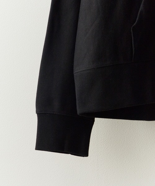 Calvin Klein（カルバン・クライン）の「Calvin Klein/カルバンクライン パーカー - ロングスリーブテリーモノグラムパーカー JUNG KOOK / ジョングク着用商品 フルジップパーカー シンプル 2026年春夏（パーカー・メンズ・ブラック/グレー・M/L/XL）」の5枚目の写真