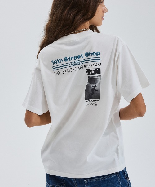 PARROTT CANVAS（パロットキャンバス）の「Vintage Print S/S T-shirt ”Team”（Tシャツ/カットソー・レディース・ホワイト・FREE）」の7枚目の写真