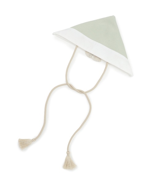 petit main（プティマイン）の「かぶと帽子（その他ベビー用品・キッズ・ライトグリーン・F）」の5枚目の写真